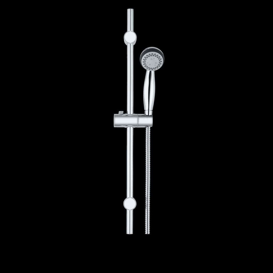 Bricocenter RYCO SHOWER SLIDING RAIL WITH 3-JET HAND SHOWER CHROME