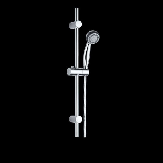 Bricocenter RYCO SHOWER SLIDING RAIL WITH 3-JET HAND SHOWER CHROME