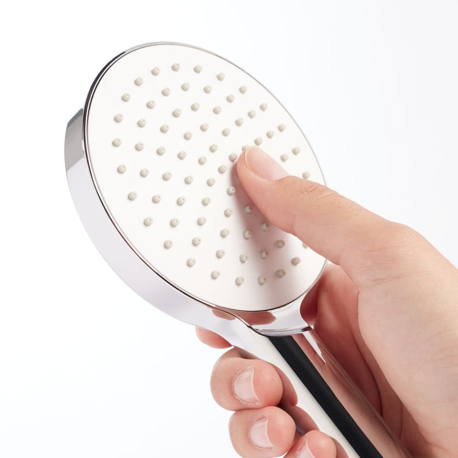 Bricocenter HAND SHOWER ESSENTIAL CHROME 1 JET DIA 9,5 CM EASY CLEAN