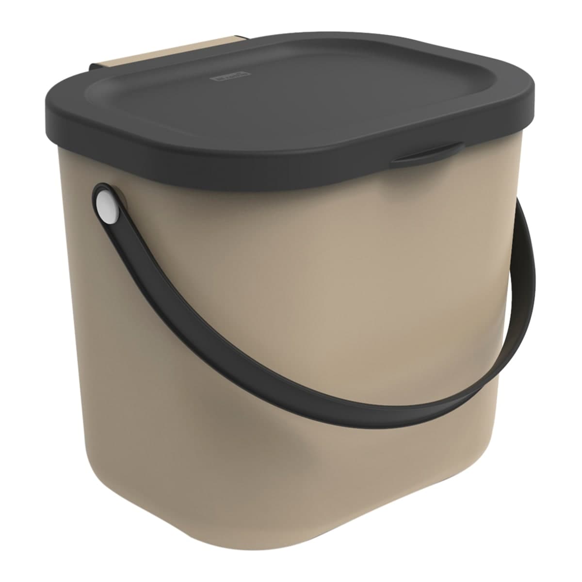 Bricocenter BIOLOGICAL/SELECTIVE BIN 6L - DELINIA -TRENDY TAUPE - PLASTIC