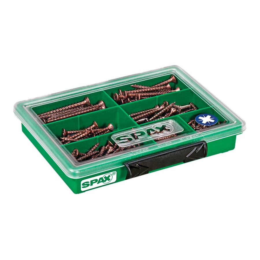 Bricocenter ASSORT SMALL POZI BRONZED SCREWS 245 PCS.