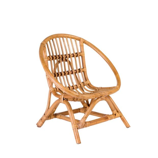 DORA Natural children's chair H 58 x W 50 x D 42 cm - best price from Maltashopper.com CS630476