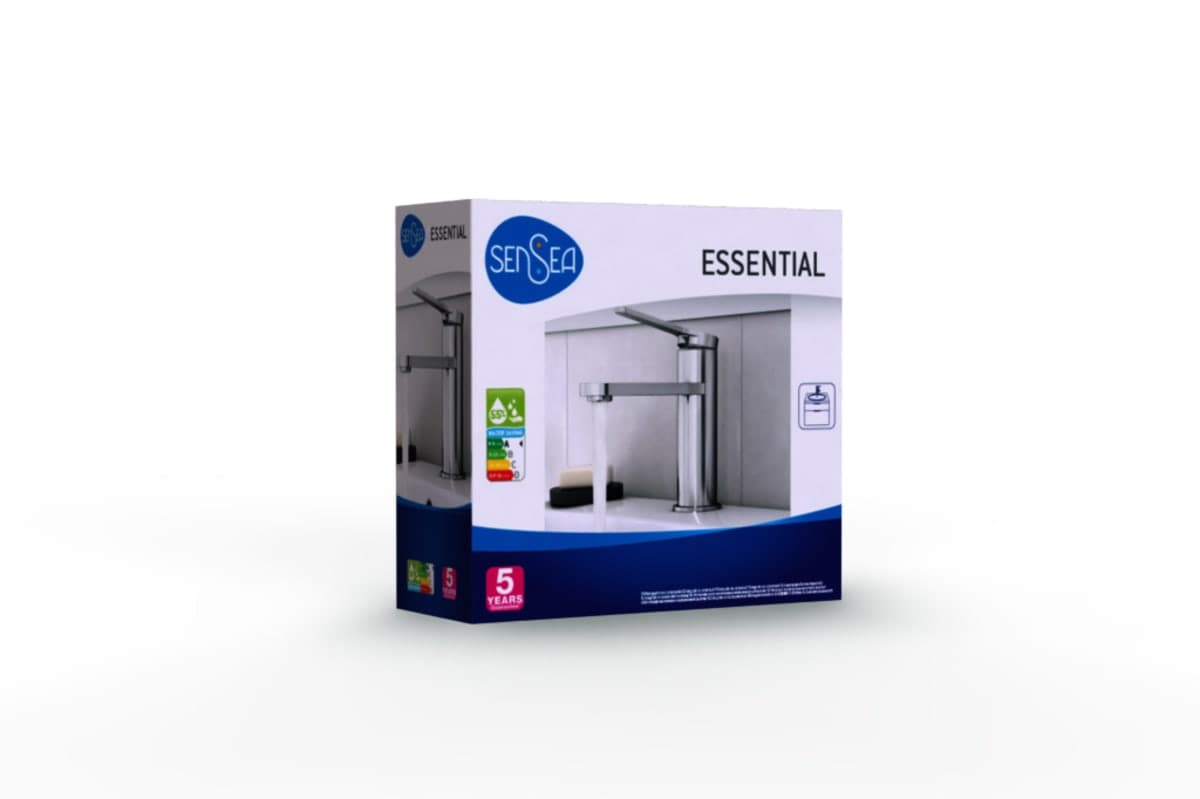 ESSENTIAL BASIN MIXER CHROME - Premium Bathroom Taps from Bricocenter - Just €63.99! Shop now at Maltashopper.com
