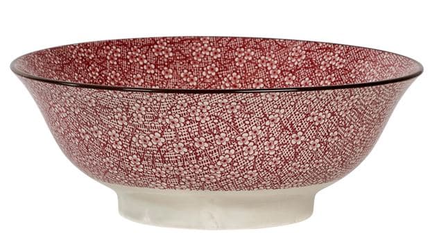 Casa NARUMI BORDO Dark red bowl H 7.7 cm - Ø 21 cm