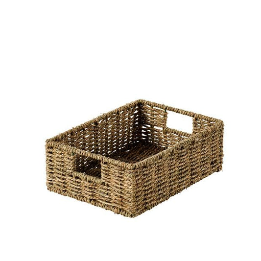 Casa SEAGRASS Natural drawer basket H 10 x W 31 x D 22 cm