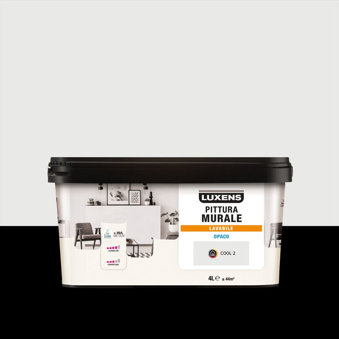 LUXENS COOL GREY PAINT 2 WASHABLE 4 LT
