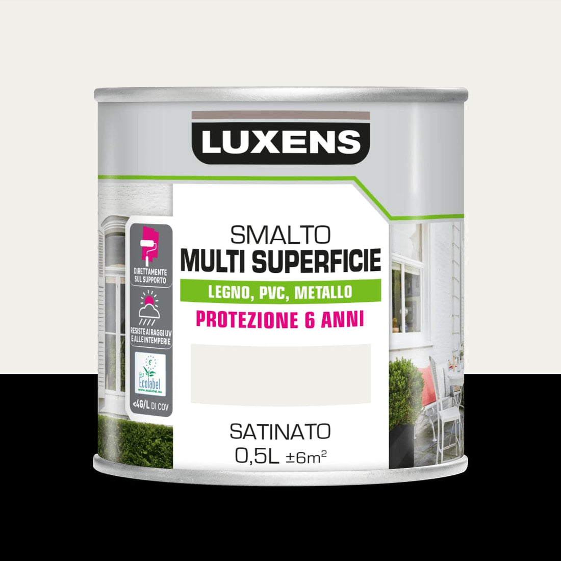 LUXENS SATIN WHITE MULTI-SURFACE ENAMEL 500ML - best price from Maltashopper.com BR470003973
