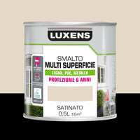 CREAM SATIN MULTI-SURFACE ENAMEL 500ML LUXENS - best price from Maltashopper.com BR470003990