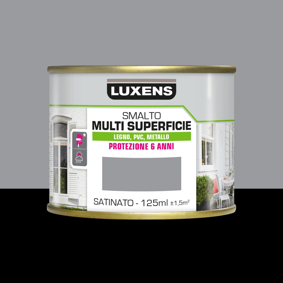 LUXENS WATERBORNE MULTI-SURFACE ENAMEL GRANITE 3 SATIN 125ML - best price from Maltashopper.com BR470003978