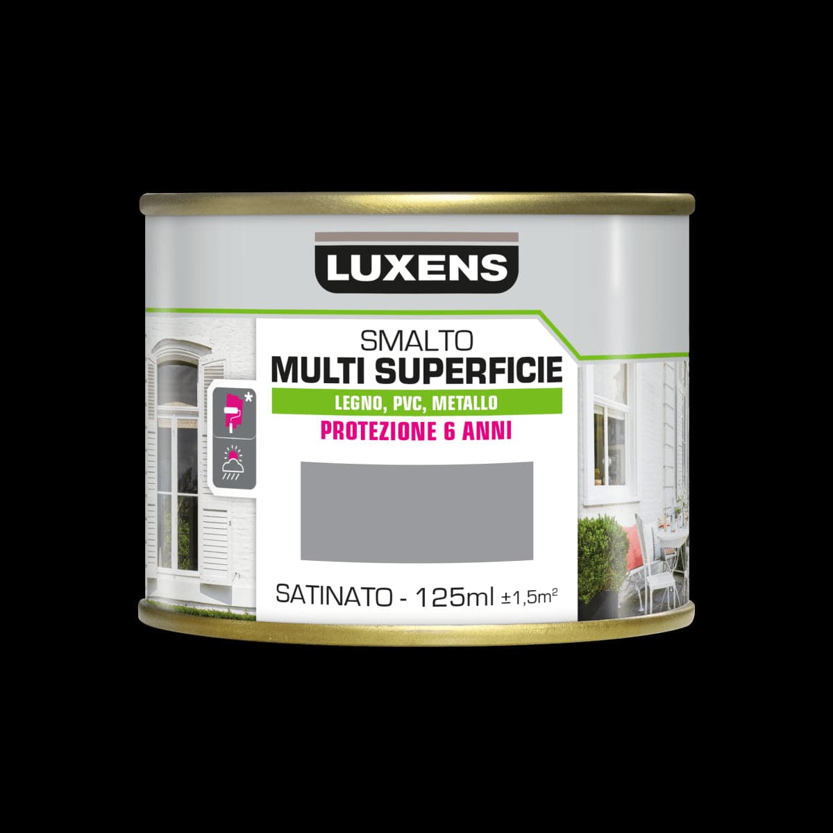 LUXENS WATERBORNE MULTI-SURFACE ENAMEL GRANITE 3 SATIN 125ML - best price from Maltashopper.com BR470003978