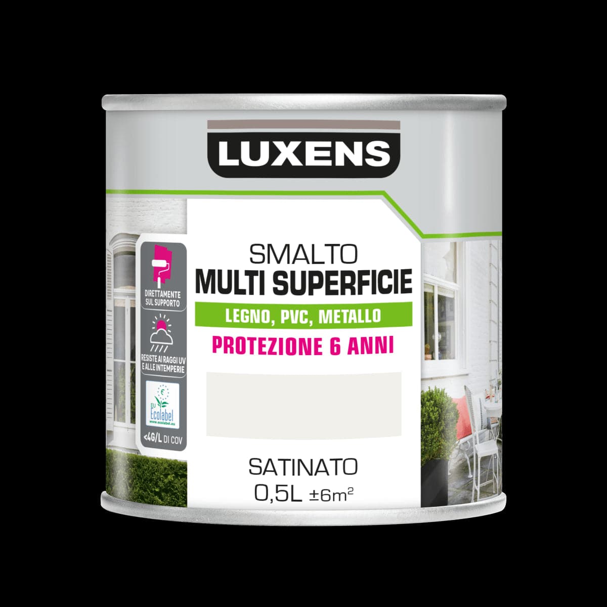 LUXENS SATIN WHITE MULTI-SURFACE ENAMEL 500ML - best price from Maltashopper.com BR470003973
