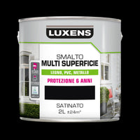 LUXENS MULTI-SURFACE ENAMEL BLACK SATIN 2LT - best price from Maltashopper.com BR470003997