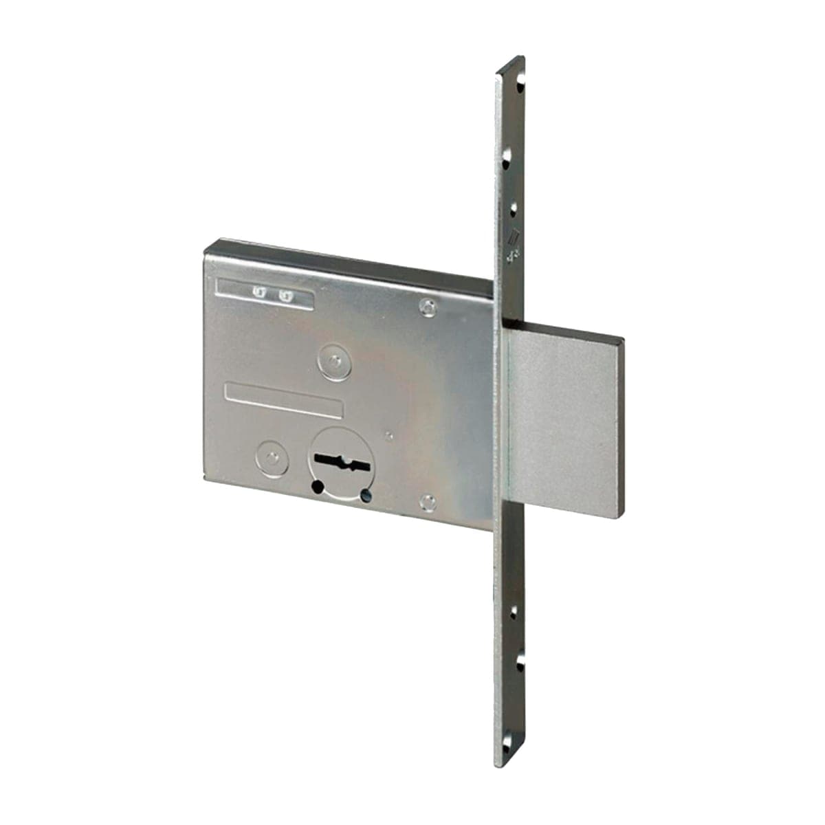 DOUBLE BIT MORTISE LOCK FOR IRON DOORS REVERSIBLE 60MM ENTRY ZINC STEEL - best price from Maltashopper.com BR410000980