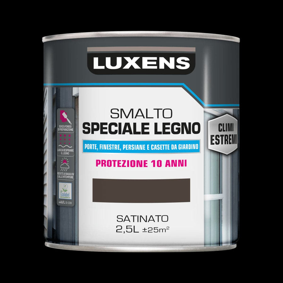 WOOD GLAZE EXTREME CLIMATES SATIN BROWN 2.5L LUXENS - best price from Maltashopper.com BR470004014
