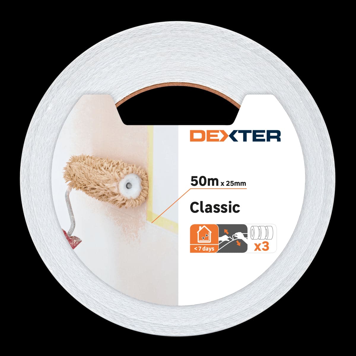 3 MASK TAPES 25MMx50MT DEXTER - best price from Maltashopper.com BR470000599