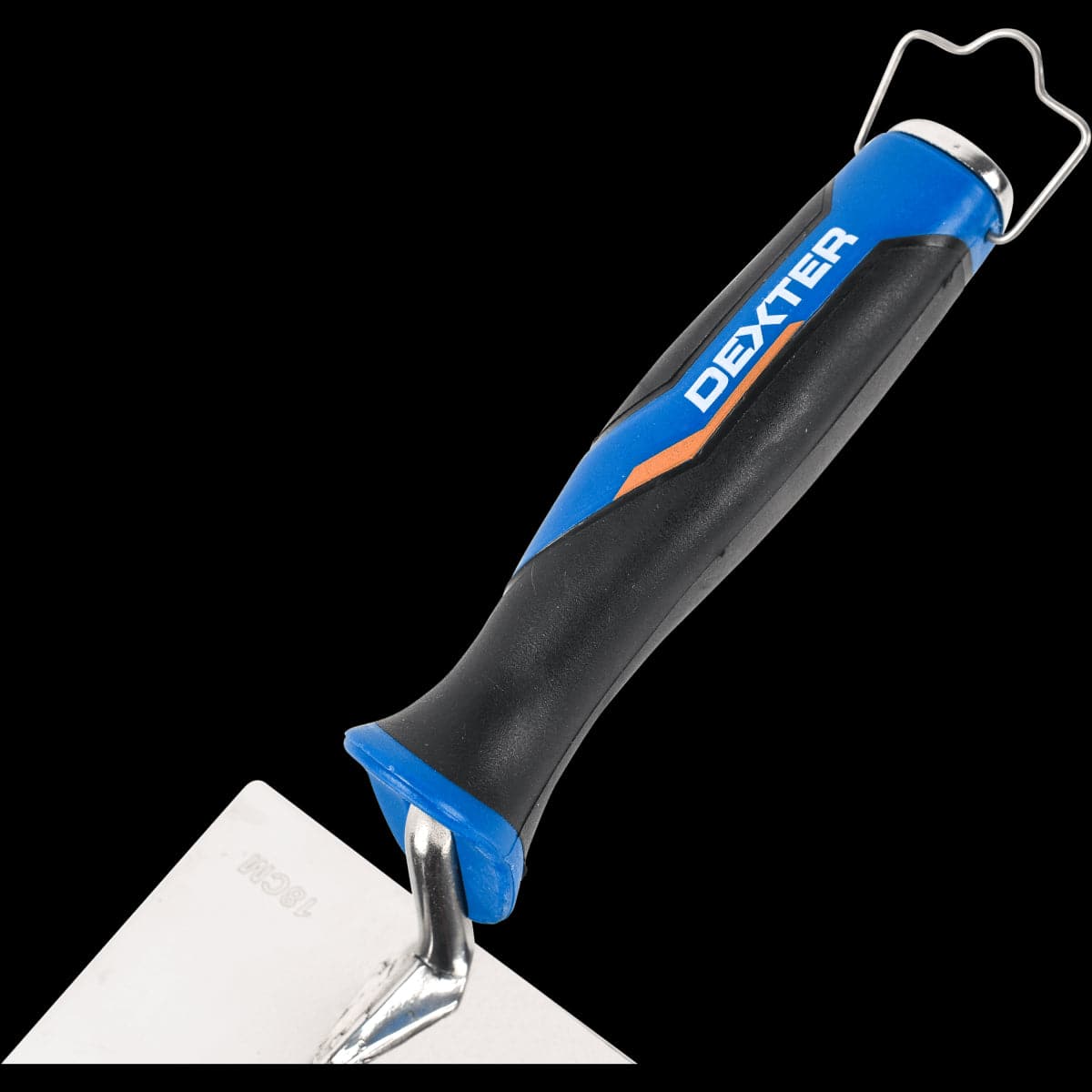 Bricocenter DEXTER STAINLESS STEEL TROWEL ROUND TIP 180 MM BIMATERIAL