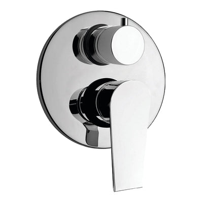 LOGOS CONCEALED SHOWER MIXER WITH DIVERTER COMPLETE CHROME MAMOLI - best price from Maltashopper.com BR430009308
