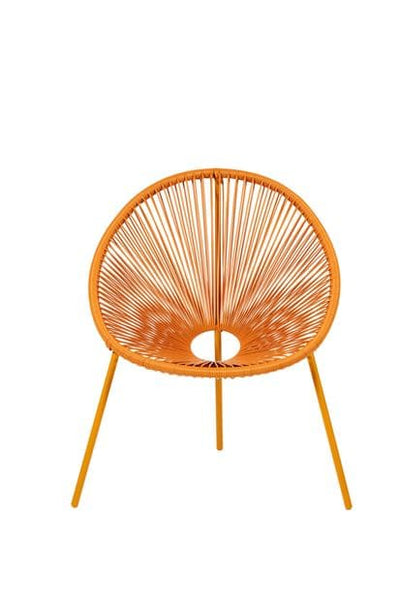 ACAPULCO Yellow lounge chair H 82 x W 75 x D 69 cm - best price from Maltashopper.com CS652995
