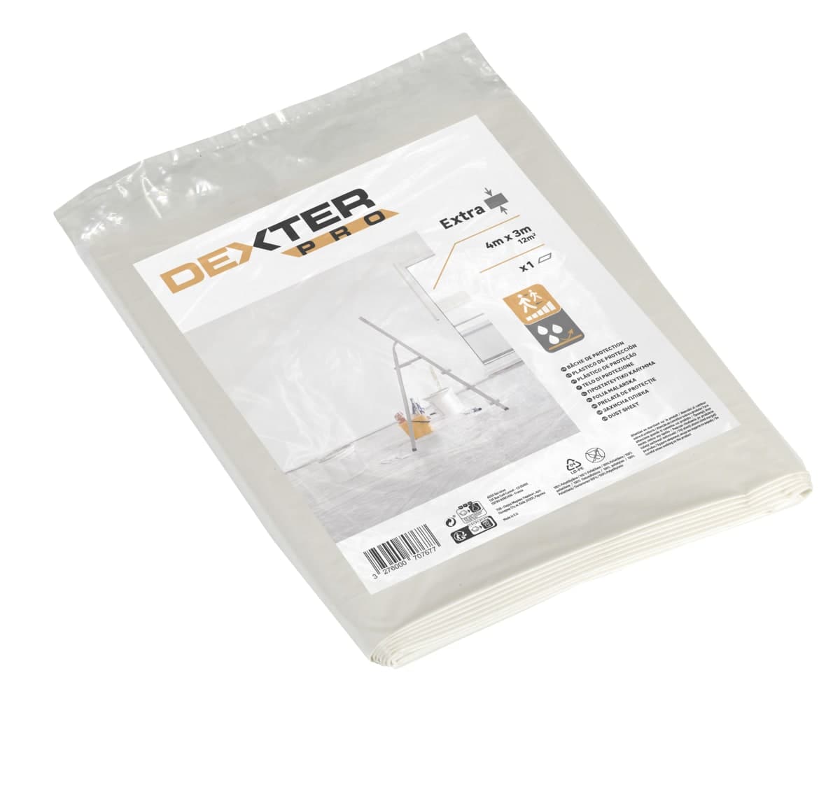 DEXTER HEAVY PLASTIC FLOOR CLOTH 4 X 3 M - best price from Maltashopper.com BR470150089