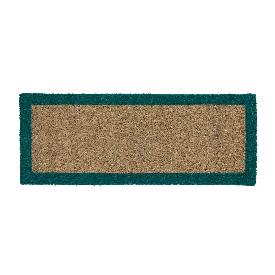 DOORMAT COCONUT GREEN BORDER 25X50 CM 14 MM - best price from Maltashopper.com BR480006611