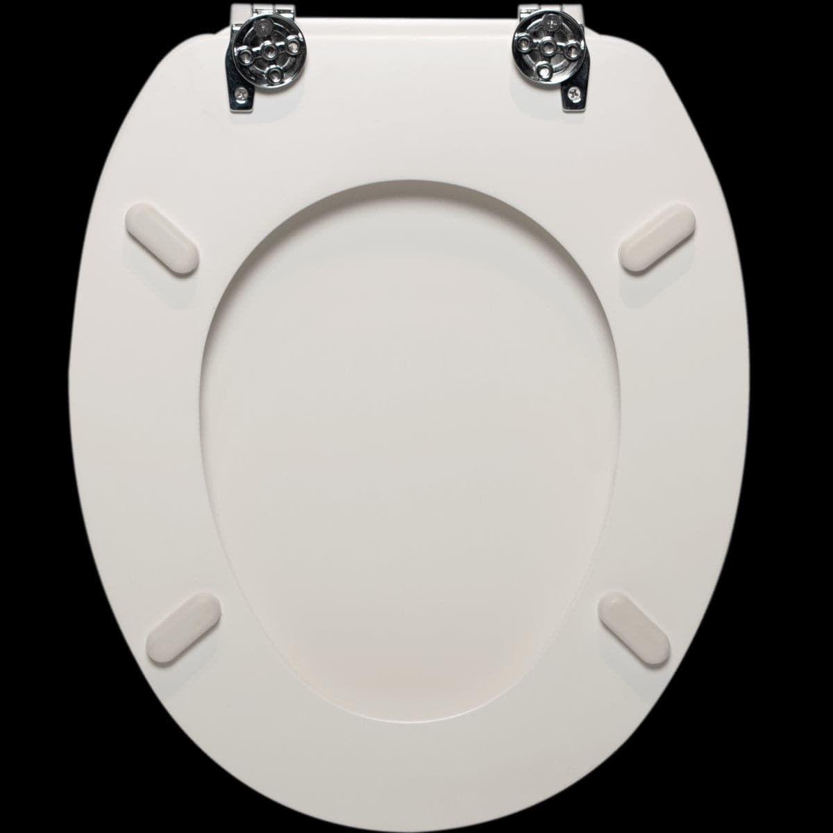 POP OVAL WC SEAT MATT WHITE STEEL HINGE - best price from Maltashopper.com BR430007084