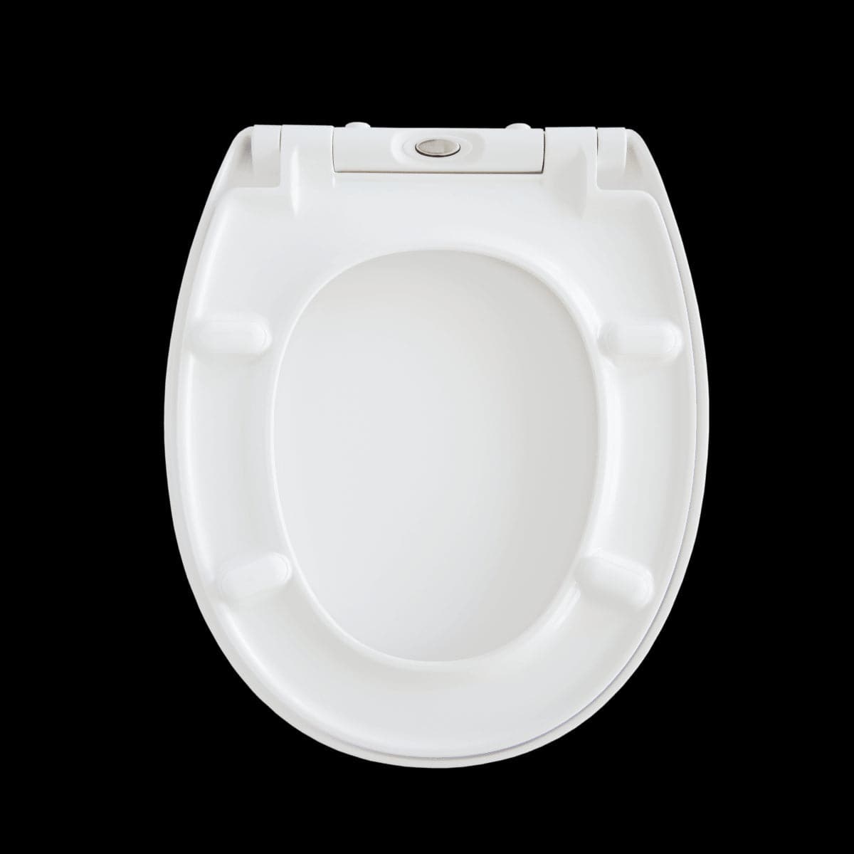 WC SEAT REMIX OVAL WHITE - METAL HINGES - SLOW CLOSING - TOP FIX - best price from Maltashopper.com BR430007080