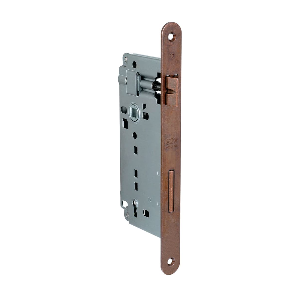 Bricocenter PATENT LOCK F22 CENTRE DISTANCE 90 MM ENTRY 35 MM ROUND EDGE BRONZED