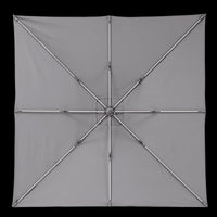 NATERIAL SONORA II CENTRAL PARASOL WITH LED ALUMINIUM 290X290 250G TAUPE - best price from Maltashopper.com BR500015373