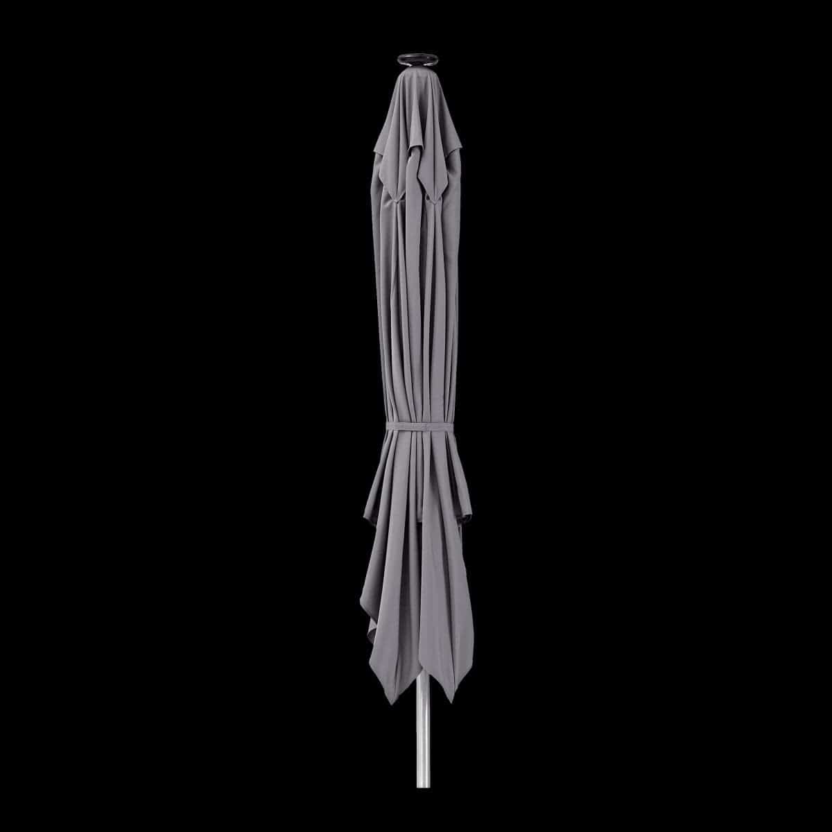 Bricocenter NATERIAL SONORA II CENTRAL PARASOL WITH LED ALUMINIUM 290X290 250G TAUPE
