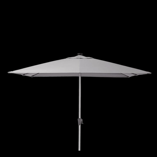 Bricocenter NATERIAL SONORA II CENTRAL PARASOL WITH LED ALUMINIUM 290X290 250G TAUPE