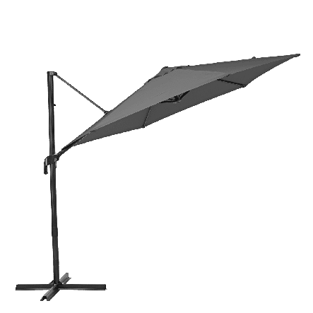 Bricocenter NATERIAL AVEA DECENTRALIZED UMBRELLA D.290 dark gray