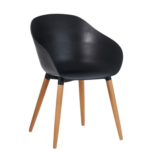 FRAY Black seat H 41 x W 55 x D 55 cm - best price from Maltashopper.com CS651098