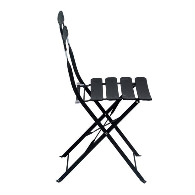 IMPERIAL Black bistro chair H 82 x W 42 x D 46.5 cm