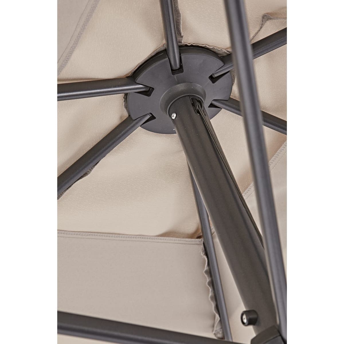 AVEA NATERIAL ALUMINIUM 2X3 DOVE GREY PARASOL - Premium Parasols and Bases from Bricocenter - Just €91.99! Shop now at Maltashopper.com