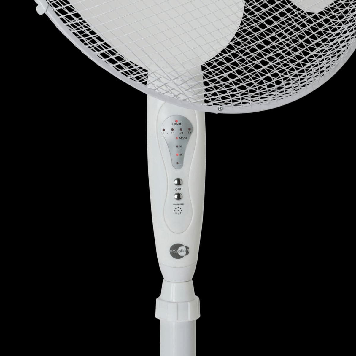 Bricocenter FLOOR STANDING FAN 40CM 45W WHITE WITH REMOTE CONTROL EQUATION