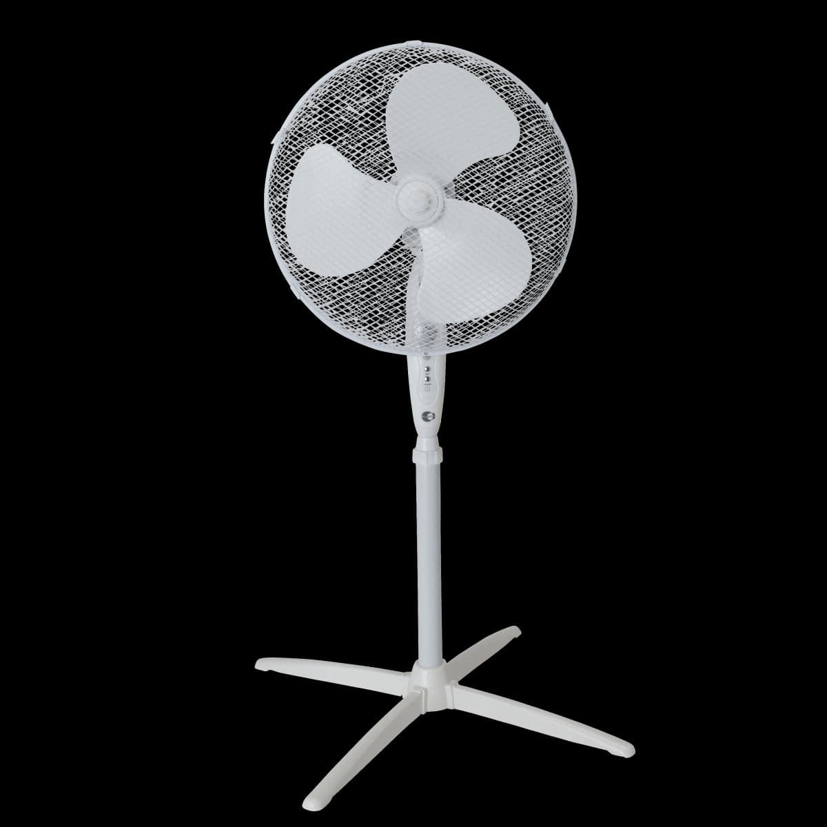 FLOOR STANDING FAN 40CM 45W WHITE WITH REMOTE CONTROL EQUATION