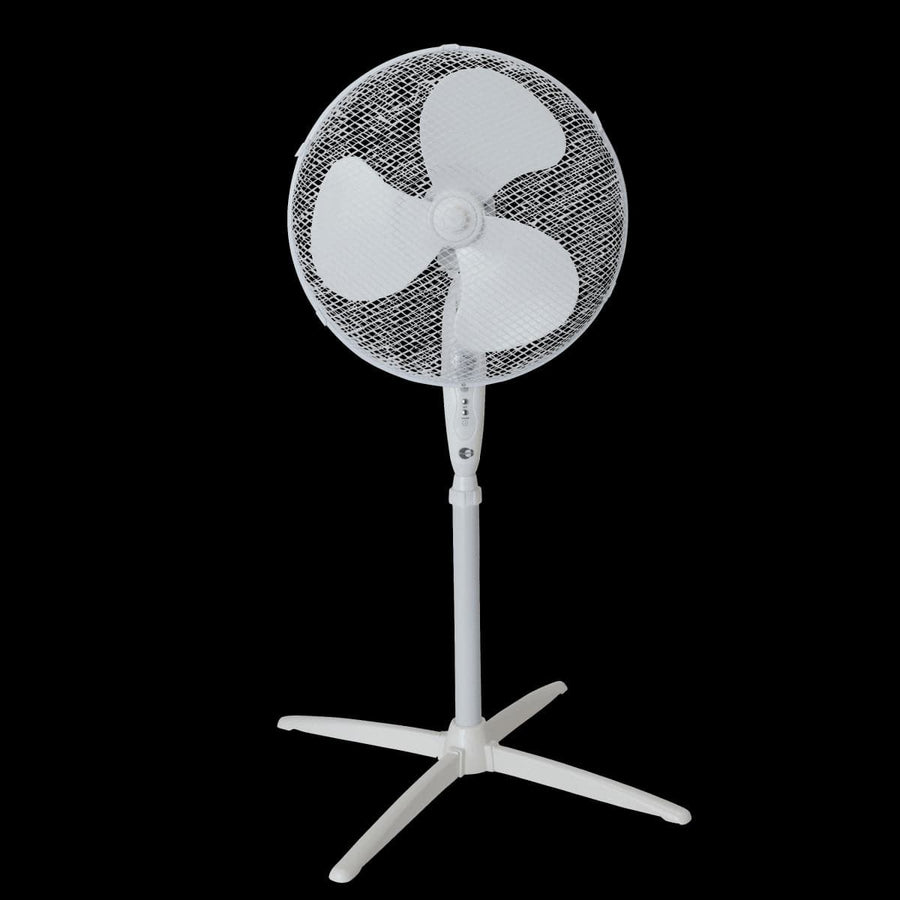 Bricocenter FLOOR STANDING FAN 40CM 45W WHITE WITH REMOTE CONTROL EQUATION