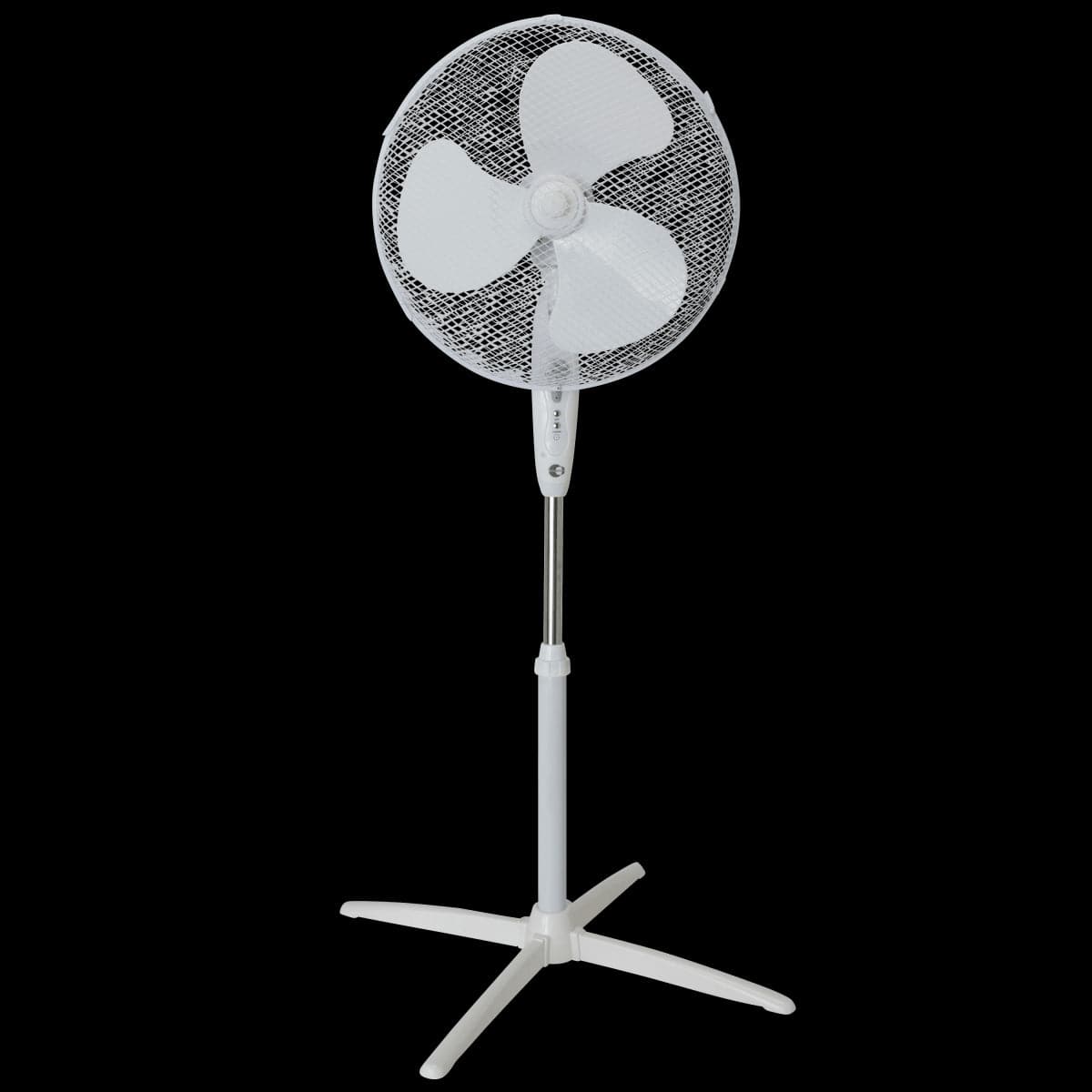 FLOOR STANDING FAN 40CM 45W WHITE WITH REMOTE CONTROL EQUATION - best price from Maltashopper.com BR420960342