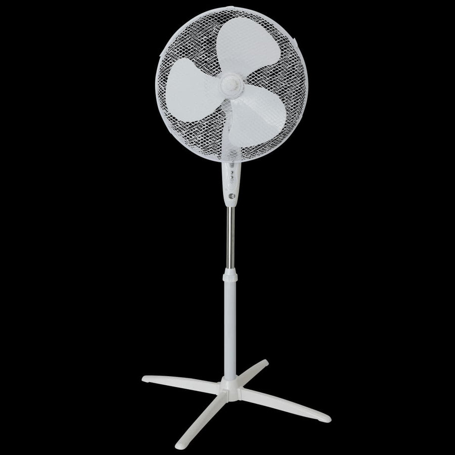 Bricocenter FLOOR STANDING FAN 40CM 45W WHITE WITH REMOTE CONTROL EQUATION