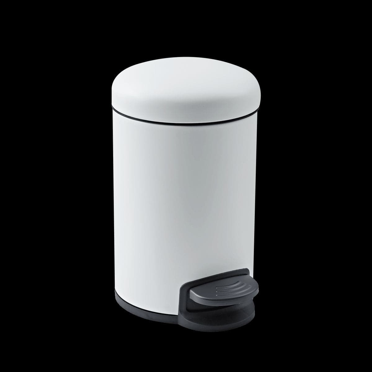 3LT WHITE METAL DUSTBIN WITH PEDAL - best price from Maltashopper.com BR430007207