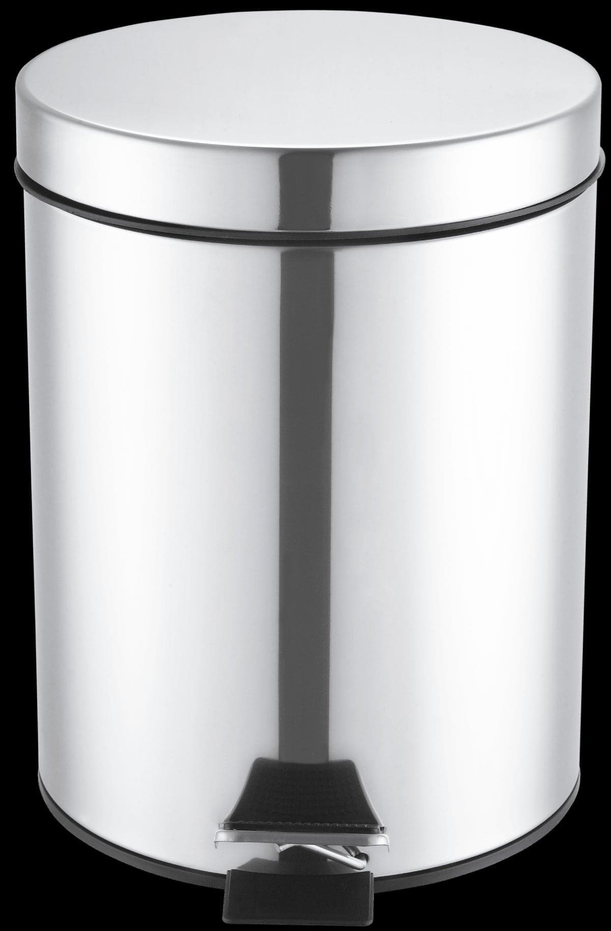 Bricocenter BATHROOM DUSTBIN 5 L CHROME WITH PEDAL