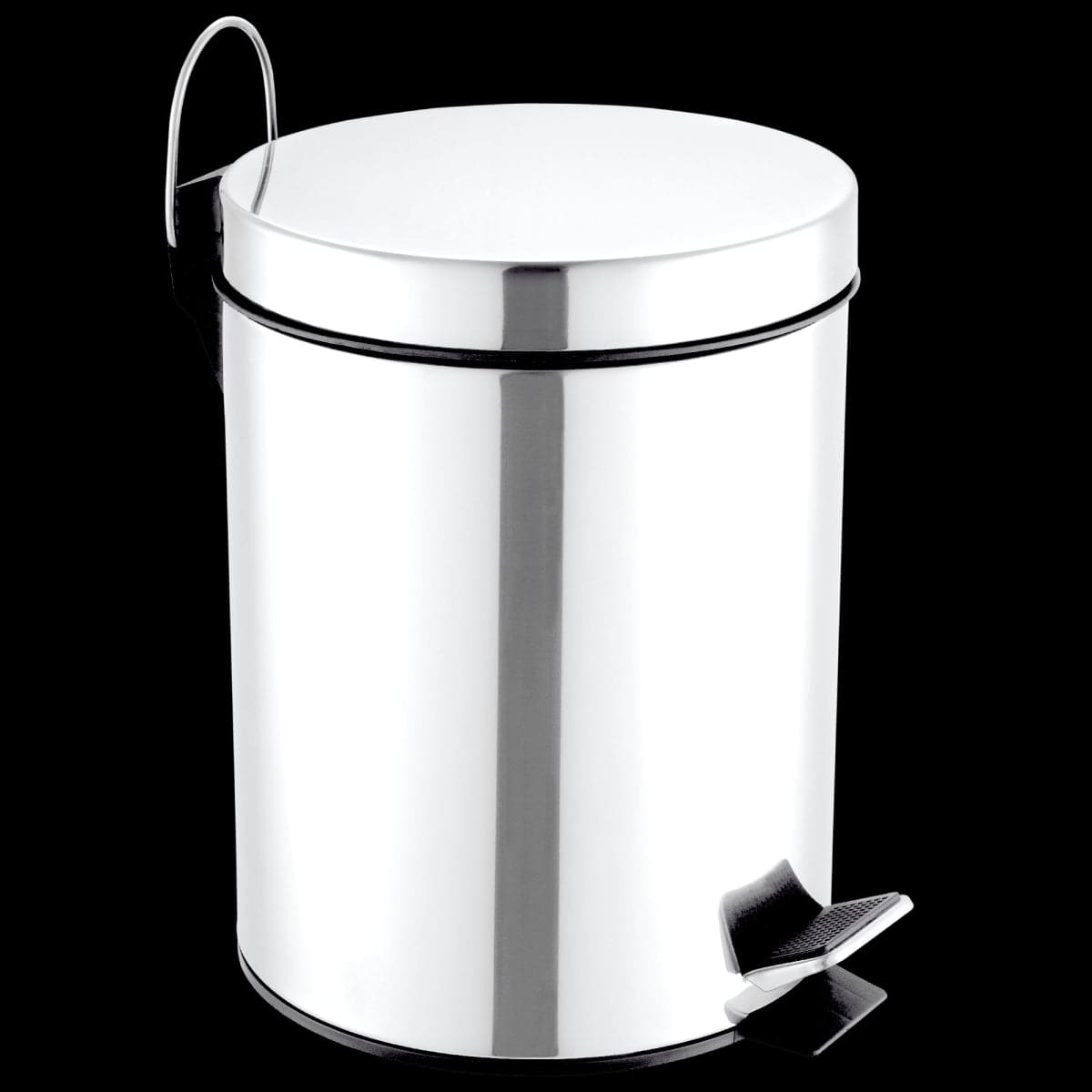 Bricocenter BATHROOM DUSTBIN 5 L CHROME WITH PEDAL