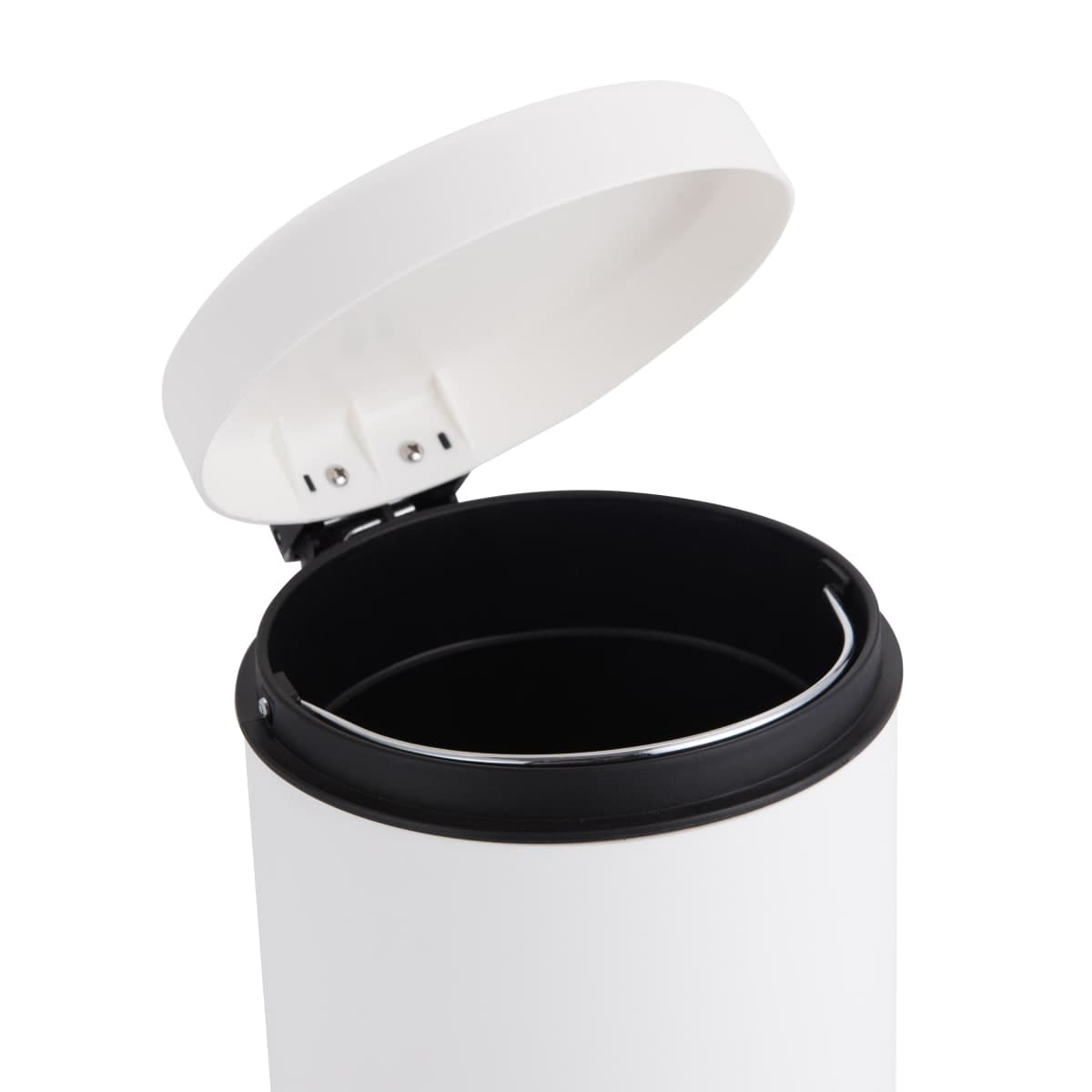 Bricocenter 3LT WHITE PLASTIC DUSTBIN WITH PEDAL