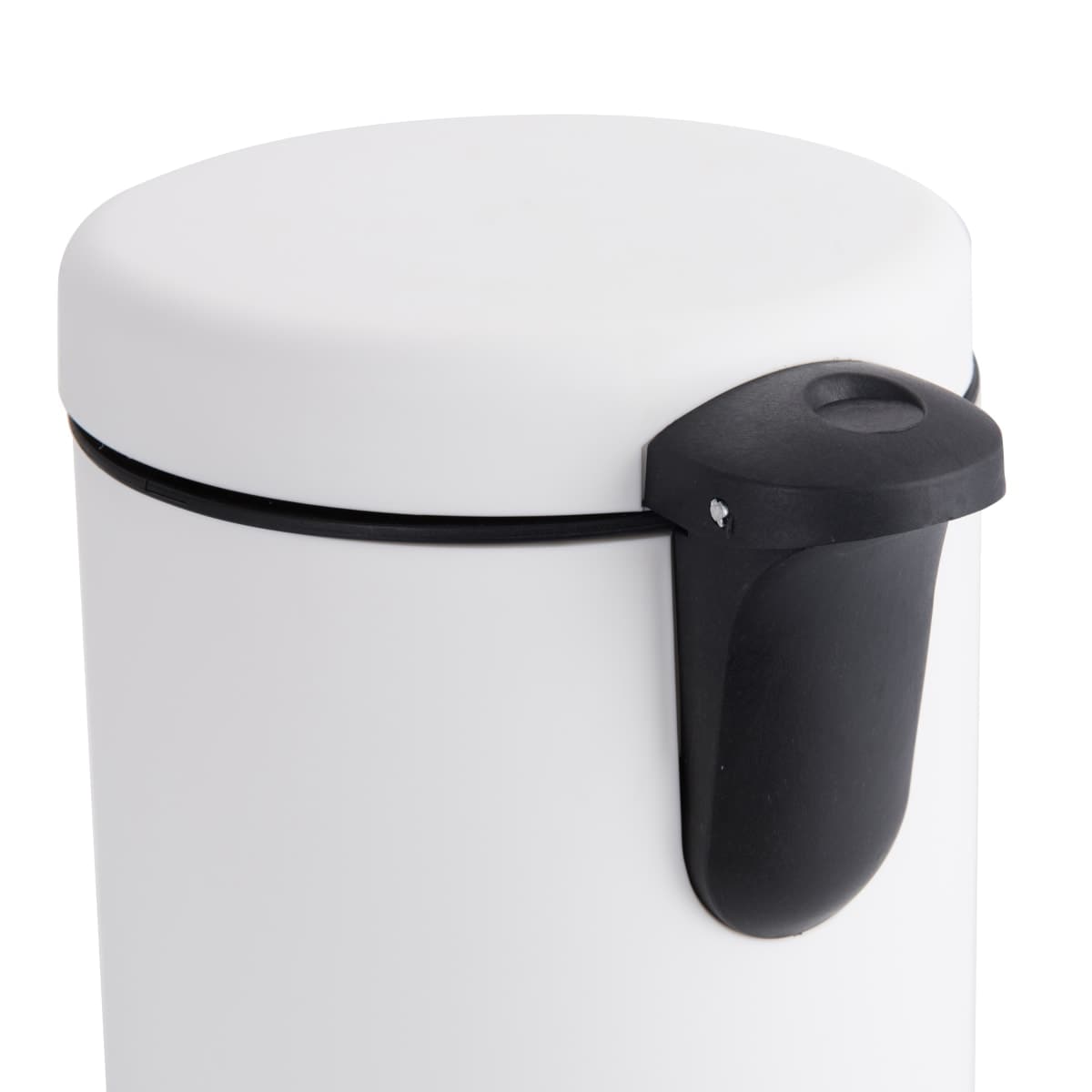 Bricocenter 3LT WHITE PLASTIC DUSTBIN WITH PEDAL