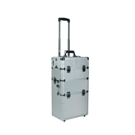 2-IN-1 ALUMINIUM TROLLEY WITH CANTILEVER TELESCOPIC HANDLE - best price from Maltashopper.com BR400500200