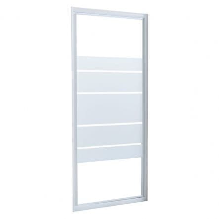 ESSENTIAL SENSEA HINGED DOOR W 70 H 185 CM SCREEN-PRINTED GLASS 4 MM WHITE - best price from Maltashopper.com BR430006819