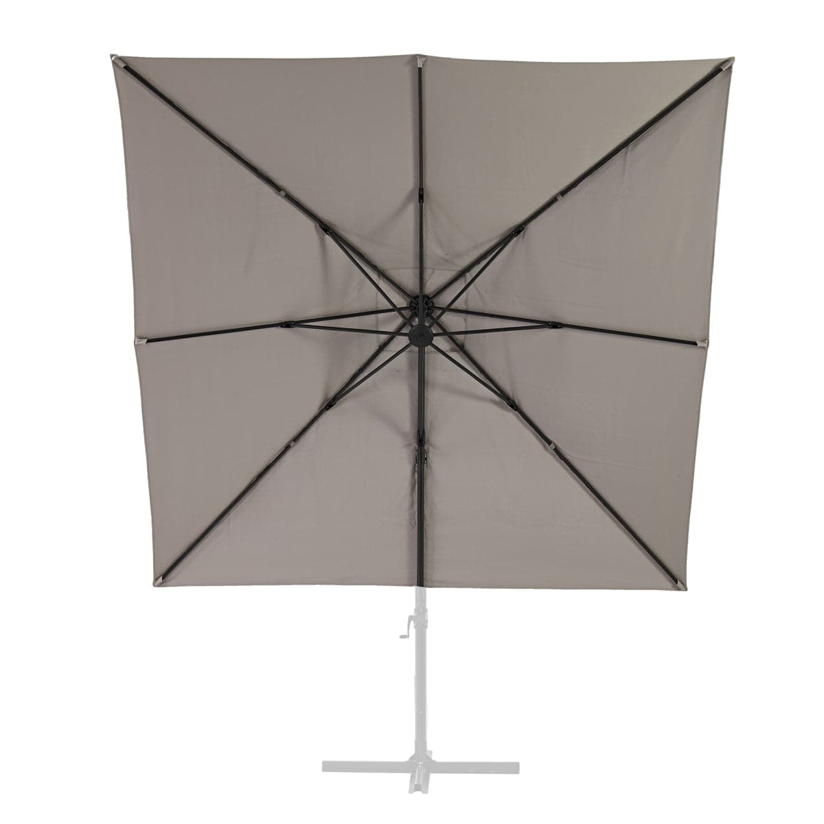 CANVAS FOR SUNSHADE 290X290 OFF-CENTRE NATERIAL ALUMINIUM DOVE GREY - best price from Maltashopper.com BR500012576