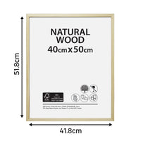 RAW FRAME 40X50 CM NATURAL WOOD - best price from Maltashopper.com BR480731218