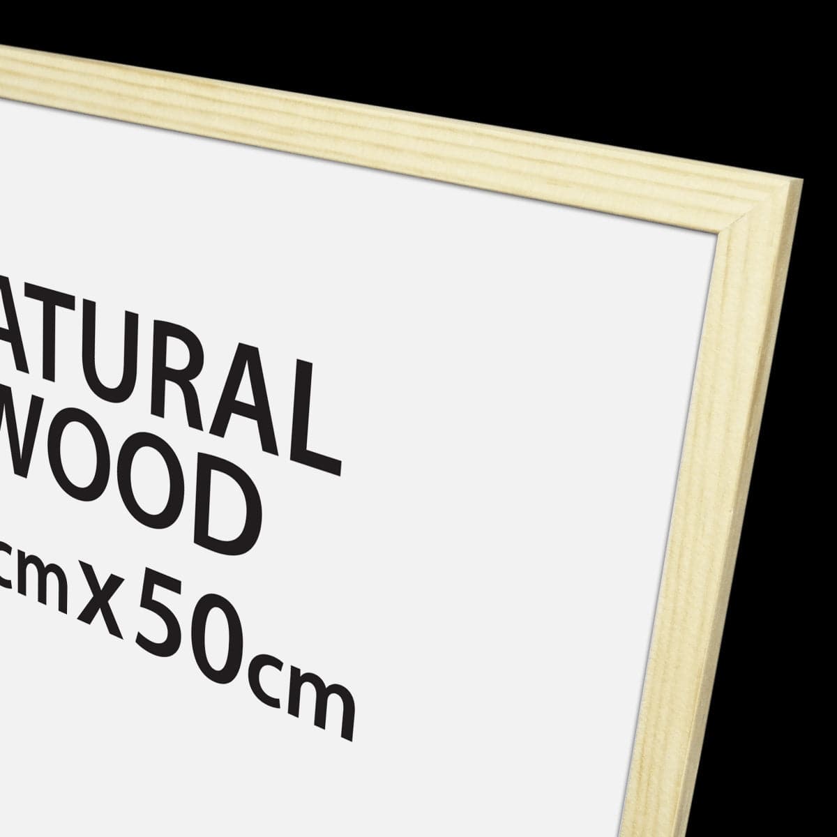 Bricocenter RAW FRAME 40X50 CM NATURAL WOOD