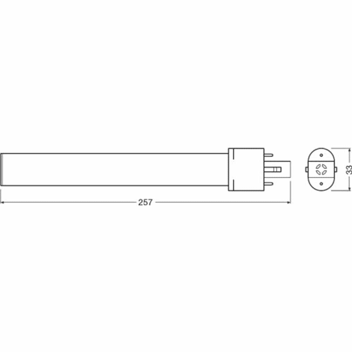 Bricocenter LED BULB G23=11W WARM LIGHT